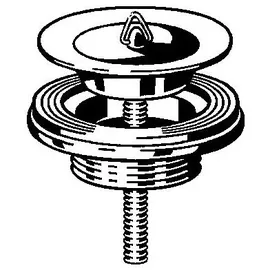 Viega Universalventil 5121 in G1 1/4 x 60mm Messing poliert