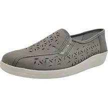 LONGO Komfort Slipper Damen Grau 42