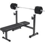 Gorilla Sports Hantelbank Klappbar Schwarz