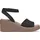 Crocs Brooklyn Ankle Strap Wedge Sandalen Black / Mushroom 41-42