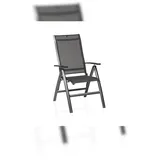 Kettler Legato Curve Silver Line Klappsessel 65 x 69 x 115 cm anthrazit