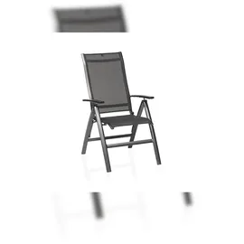 Kettler Legato Curve Silver Line Klappsessel 65 x 69 x 115 cm anthrazit