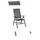 Kettler Legato Curve Silver Line Klappsessel 65 x 69 x 115 cm anthrazit