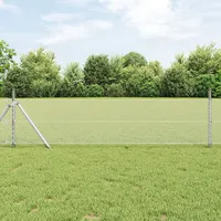 VidaXL Sechseckzaun 0,4x10 m Verzinkter Stahl