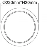 Fiai IsoLED LED Downlight Flex 1x 23W dimmbar weiß