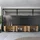 SKRAUT HOME Lowboard 309x61x35 cm Eiche Schwarz Holzwerkstoff
