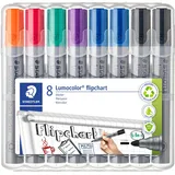 Staedtler 356 WP8 X Flipchart-Marker farbsortiert 2,0 mm, 8 St.
