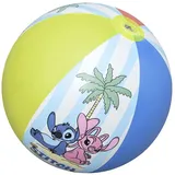 BESTWAY Wasserball Disney Lilo & Stitch 34 cm – Aufblasbarer Strandball mit Stitch Motiv aus robustem PVC, Wasserspielzeug für Pool & Garten ab 2 Jahre Sommer