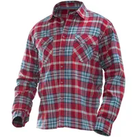 TOFFS Jobman Flanellhemd 5138 Rot XL