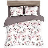 Traumschlaf Leeds Floral Rosa 135 x 200 cm + 80 x 80 cm
