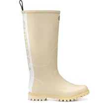SUPERGA - Damen-Regenstiefel aus Gummi mit Schriftzug - Nummer 37 - Beige - 37