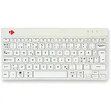 R-Go Tools Compact Break Bluetooth® Tastatur Niederländisch, QWERTY Weiß Ergonomisch