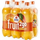 6x 0,75 L Franken Brunnen fruit2go Orange-Mango Einweg-Pfand