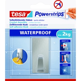 Tesa tesa, Klebehaken + Klebenagel, Powerstrips Waterproof Haken L