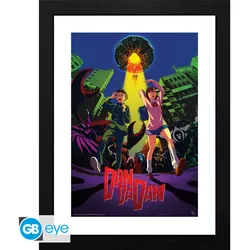 Gerahmtes Poster Dandadan - Cow Abduction