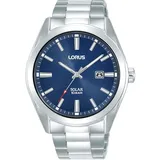 Lorus Herren-Uhr Solar Edelstahl mit Metallband RX329AX9