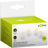 goobay LED-Teelichter 4 St. weiß