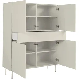 LeGer Home by Lena Gercke Highboard »Essentials«, Höhe: 144cm, MDF lackiert, Push-to-open-Funktion