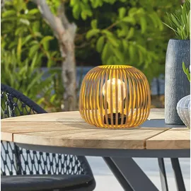 AMBIA GARDEN Solarleuchte Metall 20,00x18,00 inkl. Schalter beige