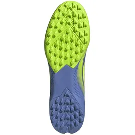 adidas F50 League TF Herren Blue Fusion/Lucid Lemon/Pink 44 2/3