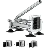 Vevor Pommes-Frites-Schneider Kartoffelschneider mit 1/2 & 3/8 & 1/4 Zoll Edelstahlklingen