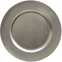 Platzteller GLOSSY silber