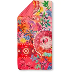 Sporthandtuch HIP "Giselah", rot, B:50cm L:100cm, Microfaser, Mikrofaser, Handtücher (Packung), Mikrofaser, 50x100, Schnelltrocknend, Reise, Sport, Wendeoptik, Bunt