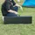 [en.casa] Mark 180 x 25 x 43 cm Schwarz