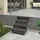 DOLLE Außentreppe Gardentop 90-110 cm Aluminium/Holz/Kunststoff/Stahl/WPC