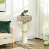 PawHut Kratzbaum 87 cm hoch braun