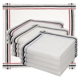 Betz Taschentuch Herren Stoff Taschentücher Set Leo 2 Dessin 5 Größe 40x40 cm, (Dessin 5, 12-St), 100% Baumwolle