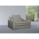 furninova XXL-Sessel »Sake Loveseat und Megasessel«, inklusive 2 Kissen, abnehmbarer und waschbarer Hussenbezug, blau