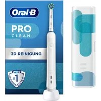 Oral-B Pro 1 Clean blau/weiß + Reiseetui