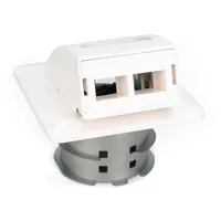 Digitus DN-93201 Glasfaser Unterputz-Wandanschlussdose, für SC/LC-Adapter