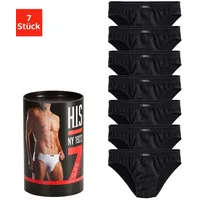 H.I.S. Slips schwarz S 7er Pack