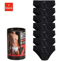 H.I.S. Slips schwarz S 7er Pack