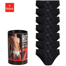 H.I.S. Slips schwarz S 7er Pack