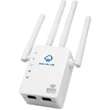 GiGaBlue Ultra Repeater 1200MBit/s (Dual-Band 2.4 & 5GHz AC1200 WLAN, 4x 3dBi Antennen, 2x Ethernet)