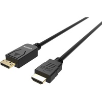 Vision TC 2MDPHDMI/BL Videokabel-Adapter 2 m DisplayPort HDMI Typ A (Standard) Schwarz