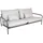 Brafab Lerberget Loungesofa anthrazit