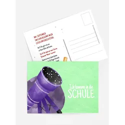 Einladungskarten Einschulung selbst gestalten mit Spruch und Fotos im Onlinedesigner bei Meine-Kartenmanufaktur.de