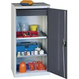stumpf metall Werkzeug-/Beistellschrank H1000xB500xT500mm 1Schubl.2BD lichtgrau, Stumpf