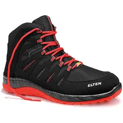 Elten MADDOX S3 Black-Red Mid ESD