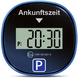 Gooofly Chrono Pro Parkscheibe Elektrisch mit Zulassung, Elektronische Parkscheibe mit Zulassung, Digitale Parkscheibe Auto, Elektrische Parkuhr mit 2 Displays & 3 Zeitmodi (2, Schwarz)