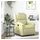 vidaXL Massagesessel Relaxsessel Echtleder 55 x 99,5 x 73,6 cm Creme mit Fernbedienung
