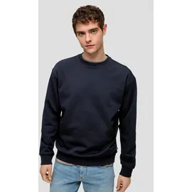 QS Sweatshirt mit Logo-Stickerei Blau XXL