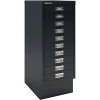 BISLEY MultiDrawer Schubladenschrank 27,9 x 38 x 67 schwarz