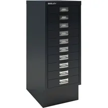 BISLEY MultiDrawer Schubladenschrank 27,9 x 38 x 67 schwarz