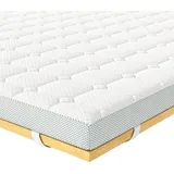 EGOHOME Matratzen Topper 160x200 cm, 7cm Höhe Matratzentopper, Öko-TEX Zertifiziert, Atmungsaktiv & Waschbar, 160x200cm Matratzenauflage für Boxspringbett Schlafsofa Wohnwagen