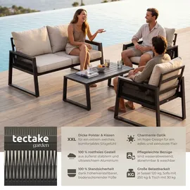 Tectake Captive Loungeset dunkelgrau